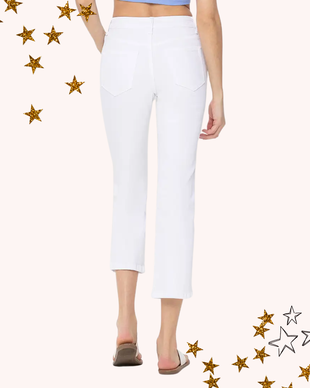 Jeanne High Rise Crop Jeans