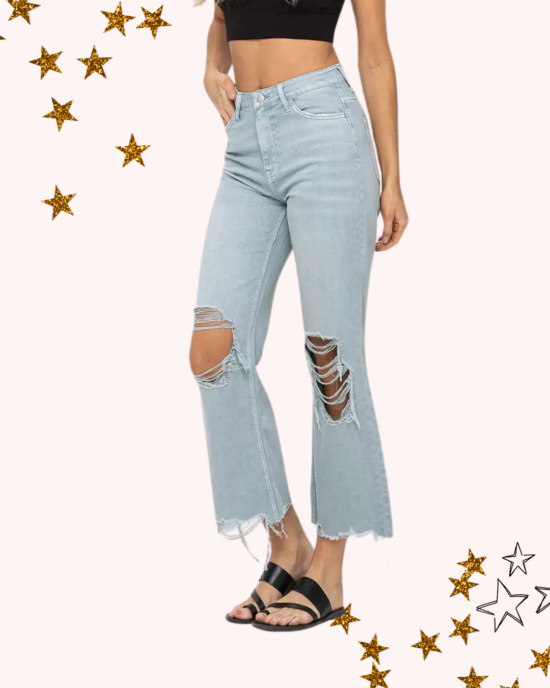 Leslie 90s Flare Jeans - Vervet