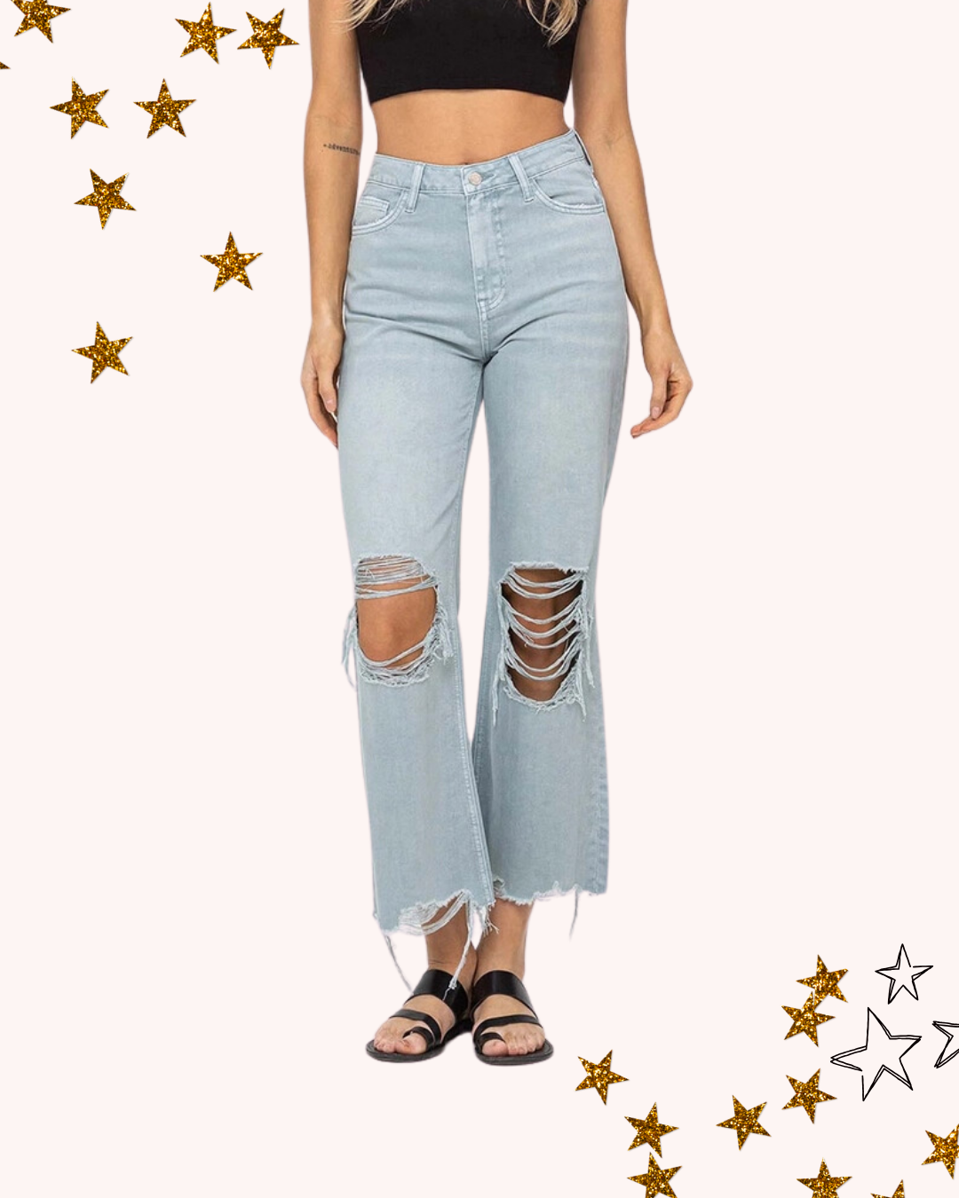 Leslie 90s Flare Jeans - Vervet