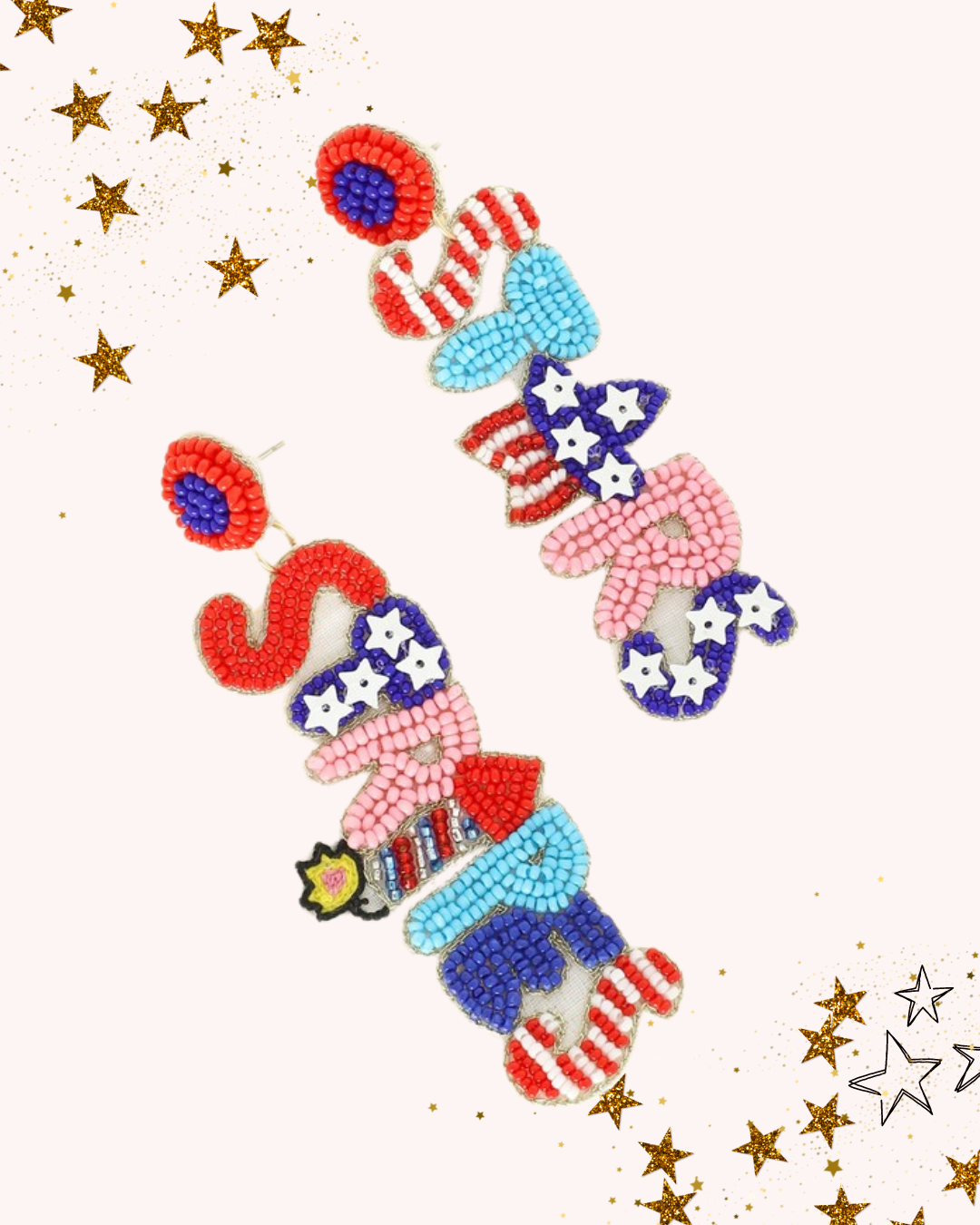 Stars and Stripes Earrings