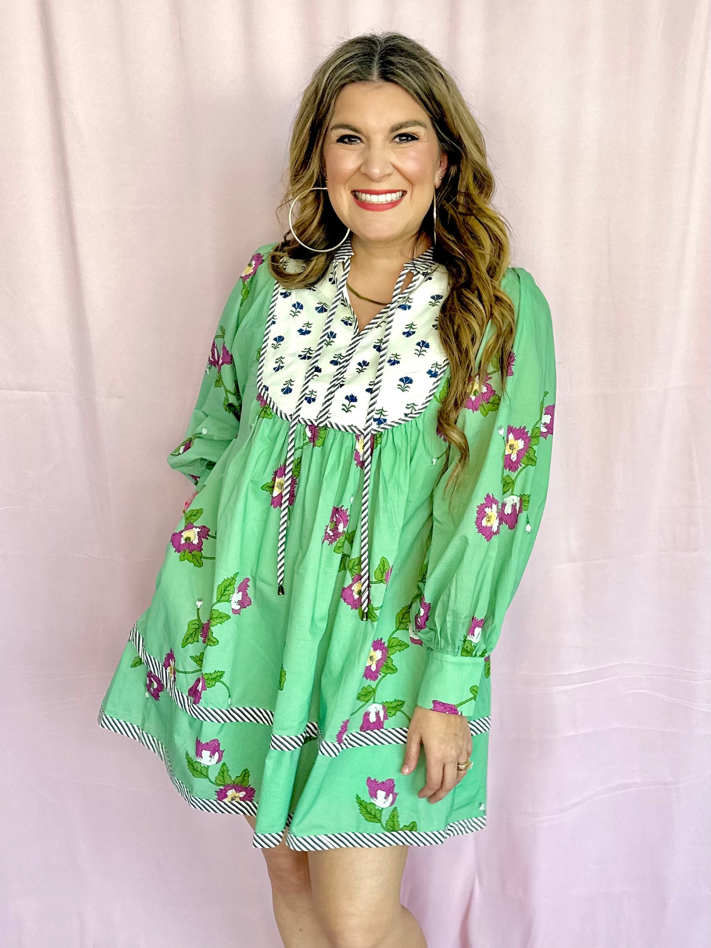 Blair Mixed Print Dress