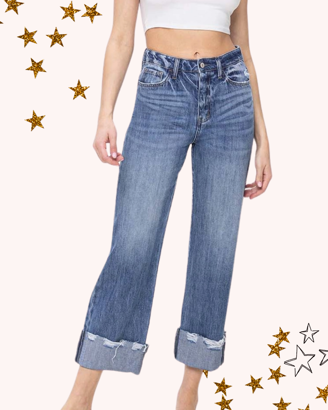 Jodie 90s Dad Jeans - Vervet