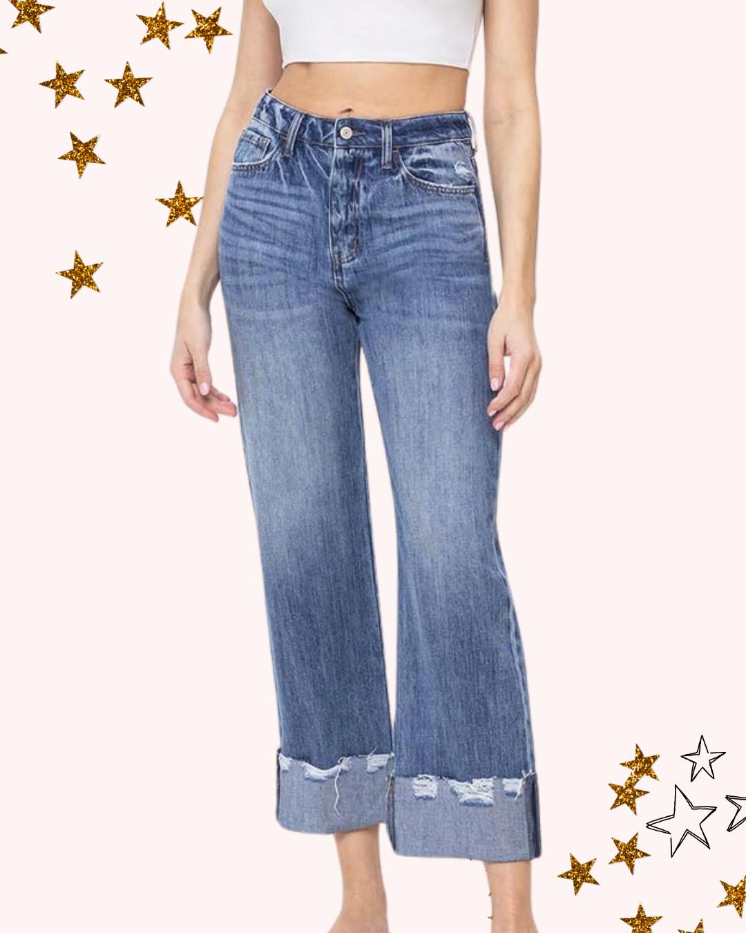 Jodie 90s Dad Jeans - Vervet