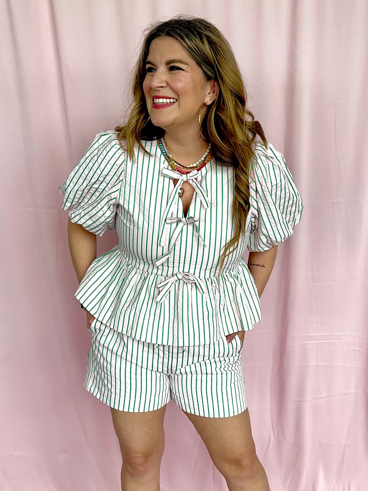 Brooklyn Bubble Sleeve Top