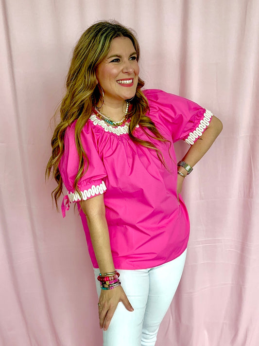 Sarah Puff Sleeve Top