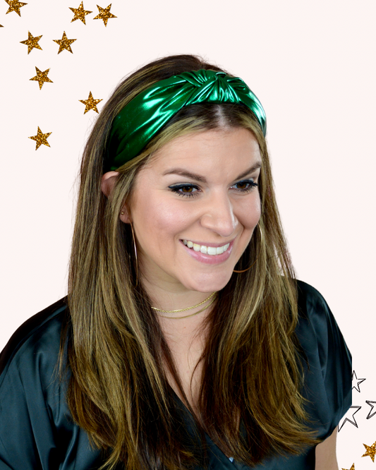 Metallic Green Headband