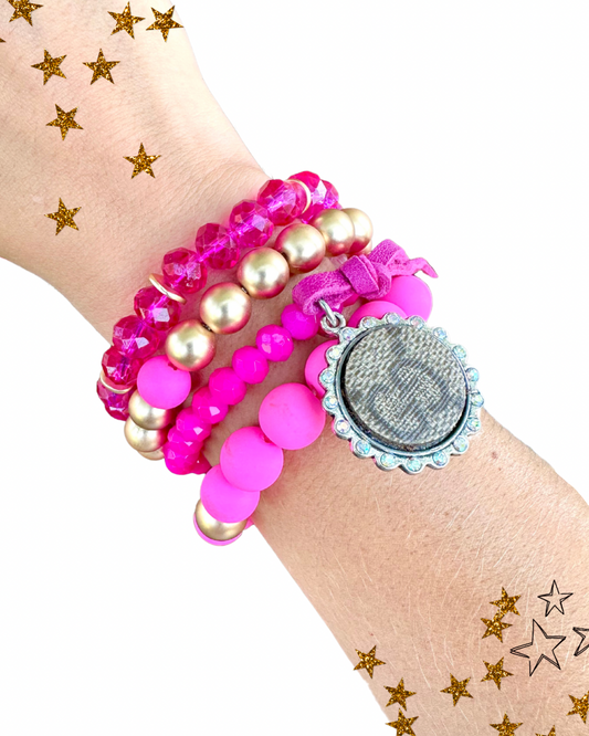 Magenta GG Bracelet