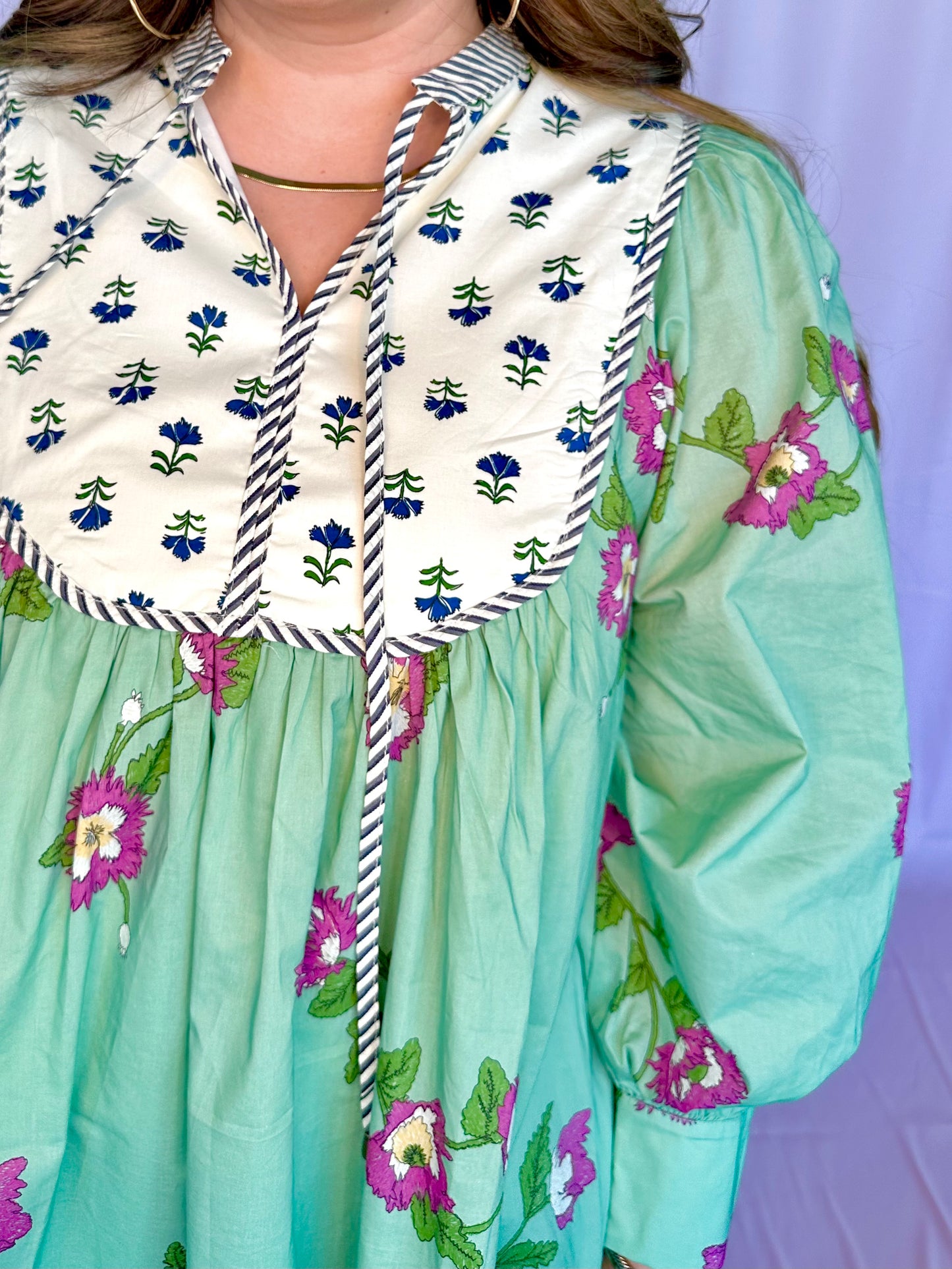 Blair Mixed Print Dress